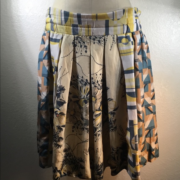 Johnny Was Art Deco Panelled Skirt Lined NWT - Picture 5 of 7